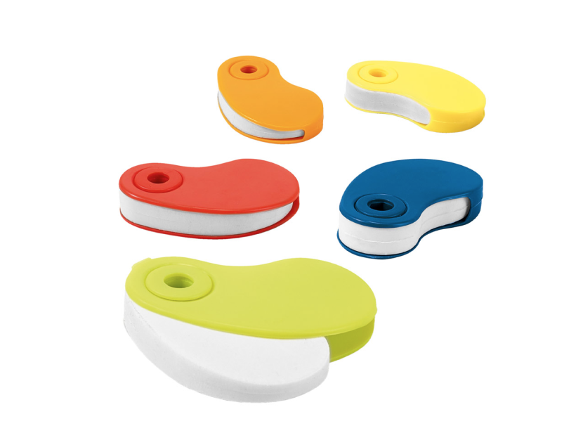 Radiergummis und Bleistiftspitzer