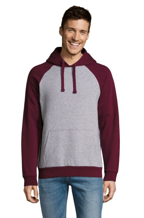 SEATTLE - 113 - Melange Grey-Bordeaux
