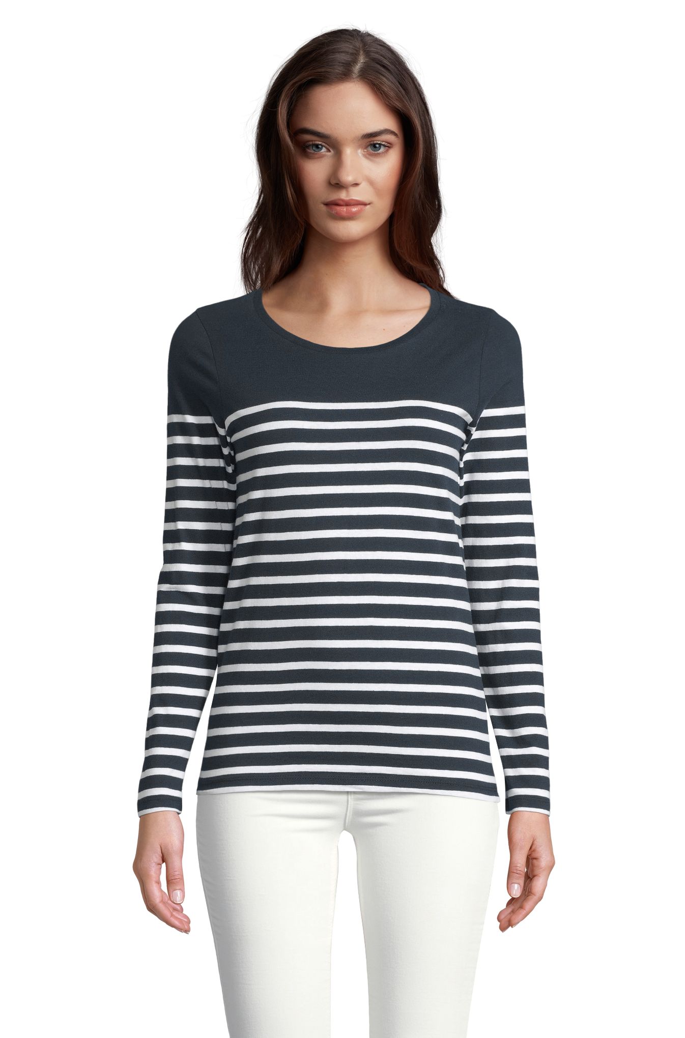 MATELOT LSL DAMEN - 912 - Ultramarinblau/Weiß