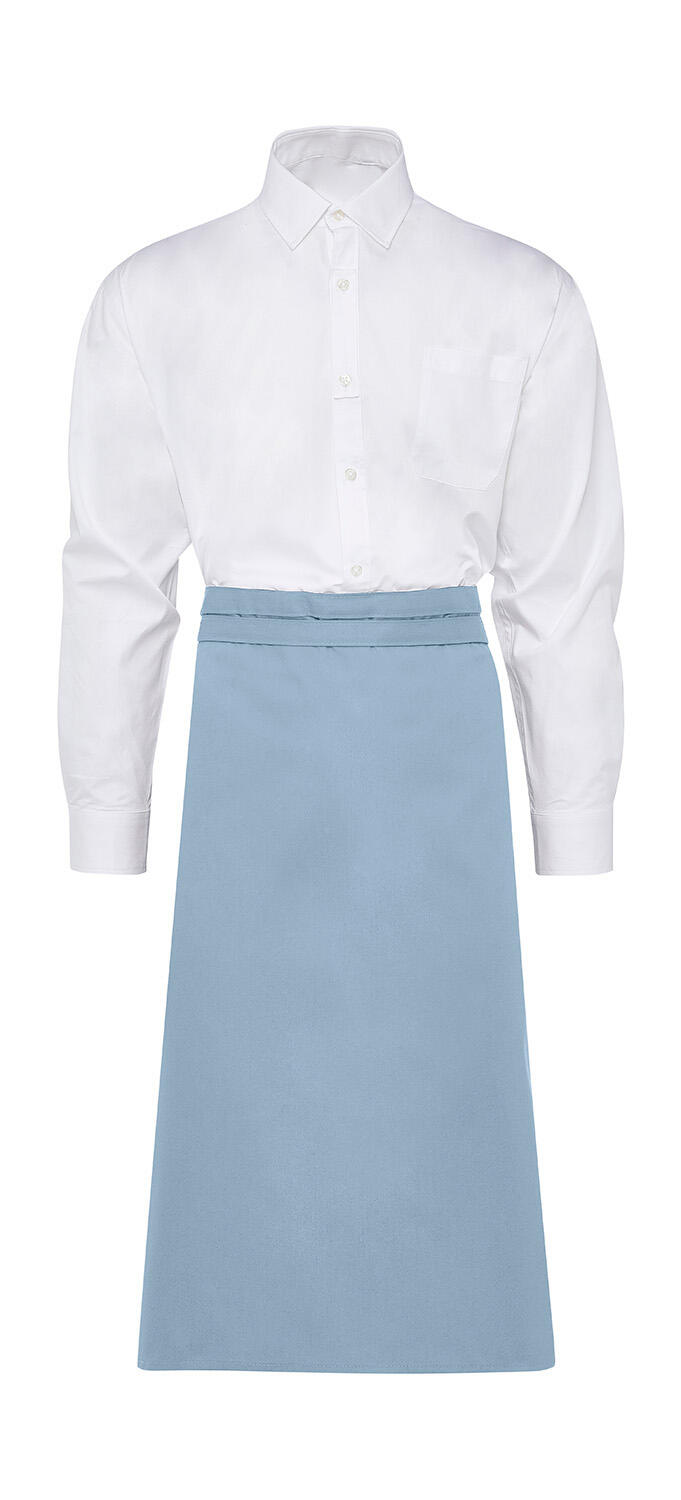 ROM - Bistro-Schürze mittlerer Länge - 320 - Himmelblau