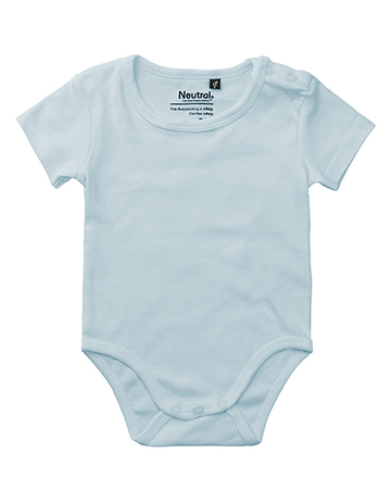 Baby-Kurzarmbody - Hellblau