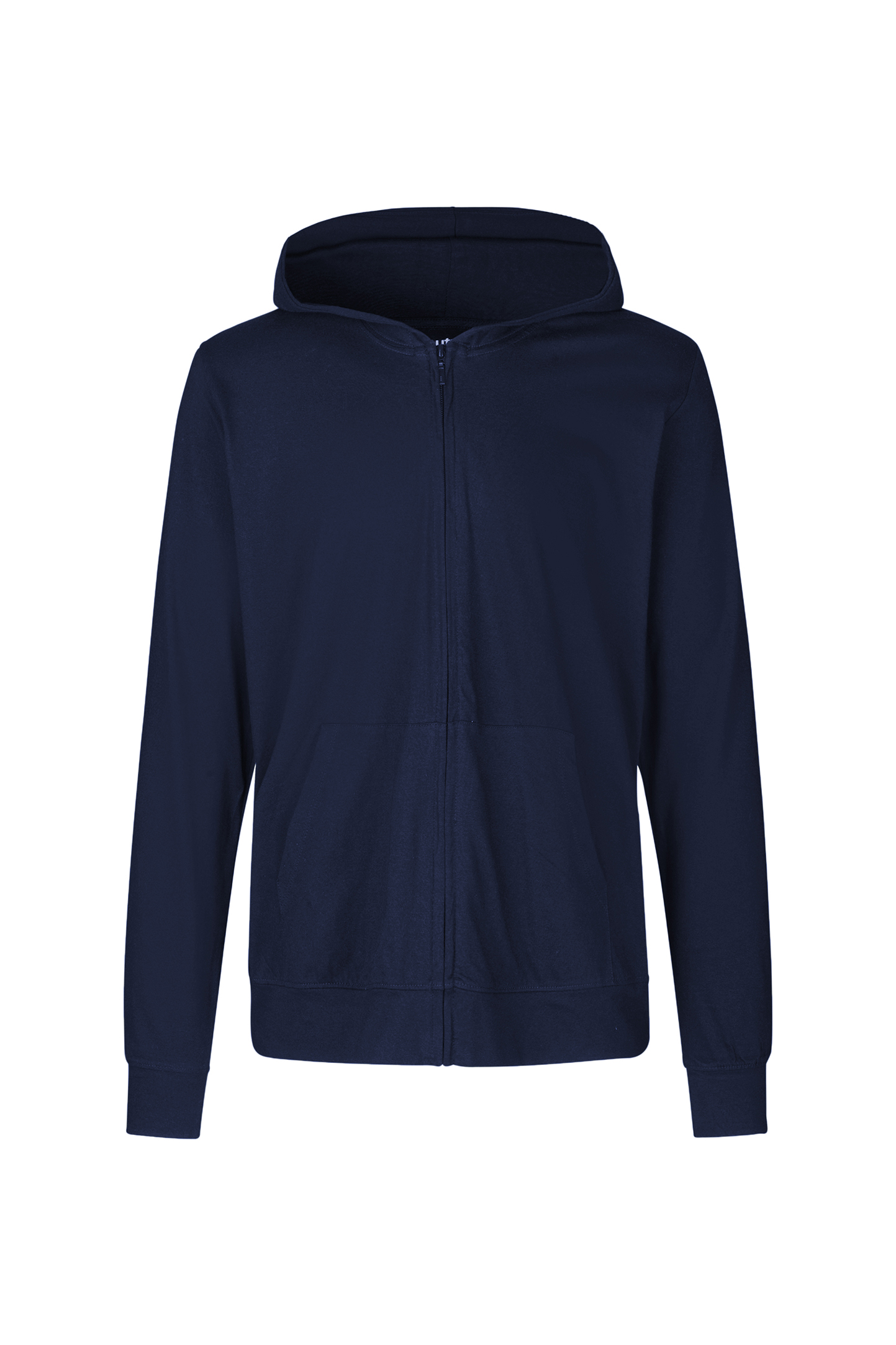 Unisex-Jersey-Hoodie mit Reißverschluss - 04 - Navy OUT3