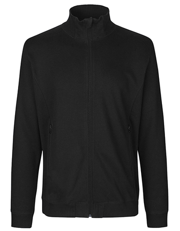 Unisex-Jacke mit Stehkragen - Schwarz