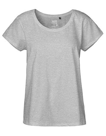 Damen-T-Shirt mit lockerer Passform - Sportgrau