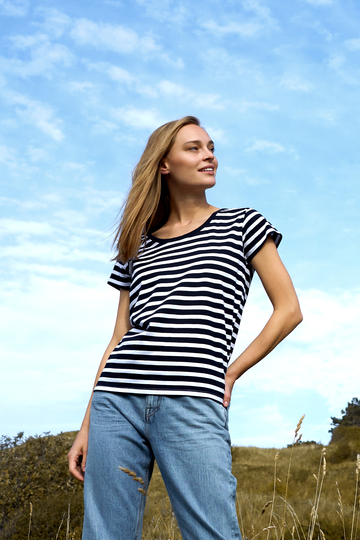 Damen-T-Shirt mit lockerer Passform