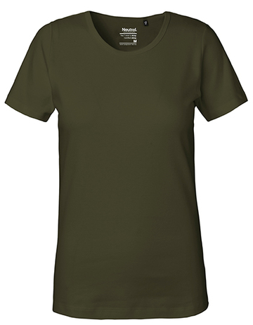 Damen-Interlock-T-Shirt - Militär
