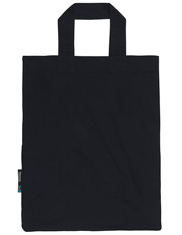 Einkaufstasche aus Köperstoff - Schwarz