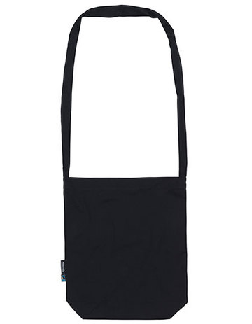 Twill-Umhängetasche - 03 - SCHWARZ
