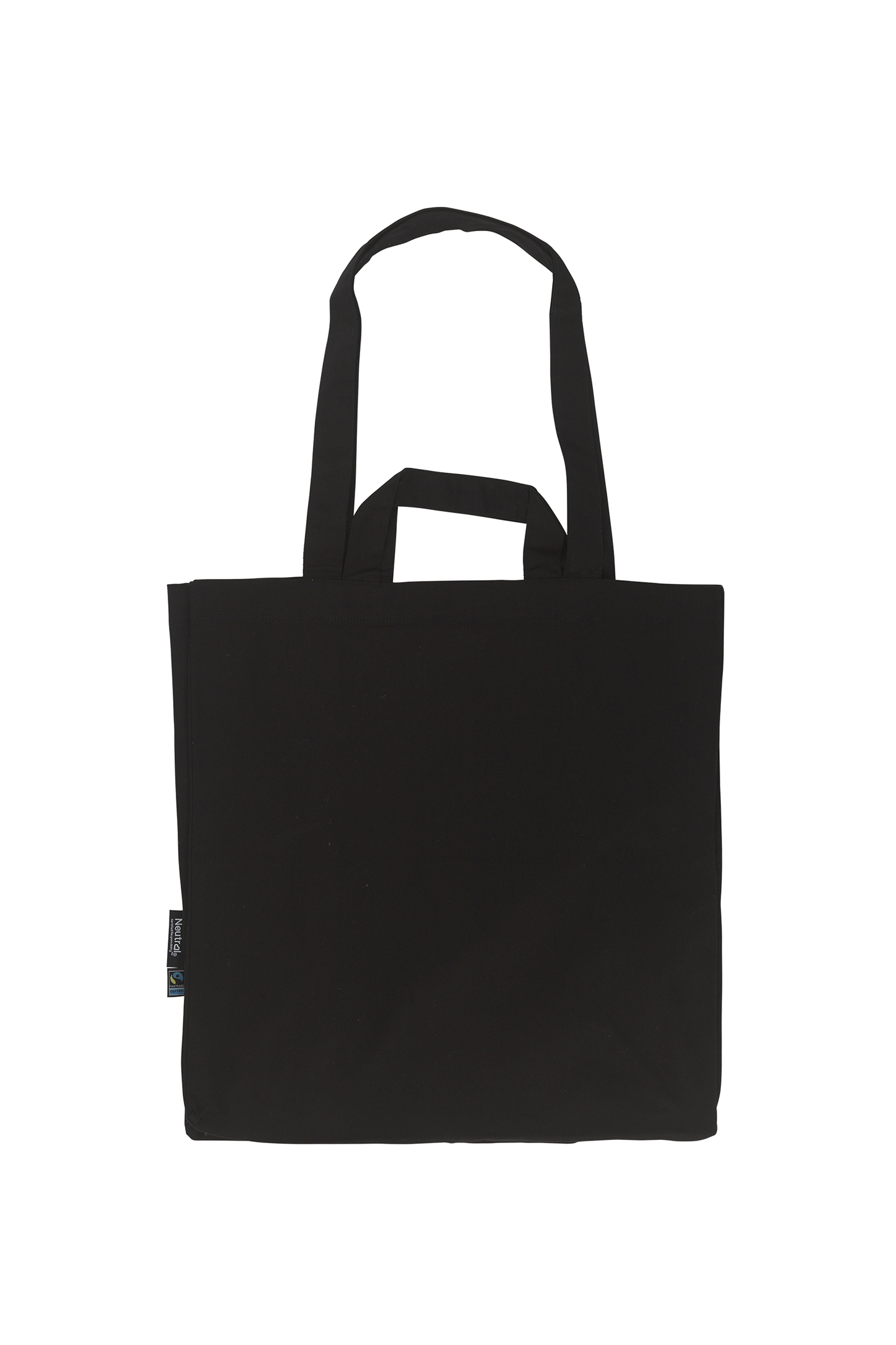 Twill-Tasche, mehrere Griffe - Schwarz