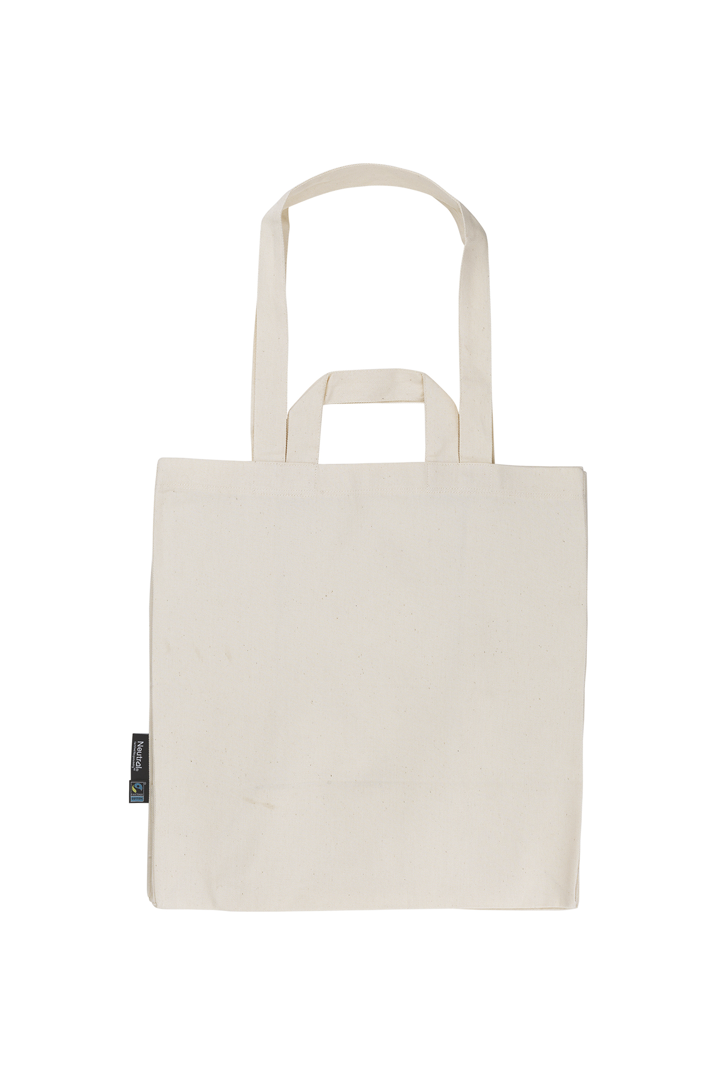 Twill-Tasche, mehrere Griffe - Natur