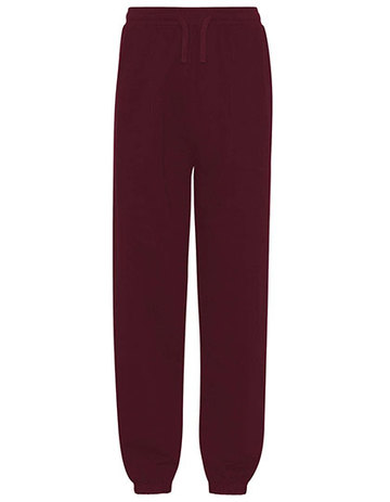 Unisex-Jogginghose mit elastischem Bündchen - Bordeaux