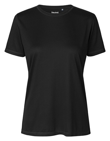 Damen-Performance-T-Shirt - BLACK - Schwarz
