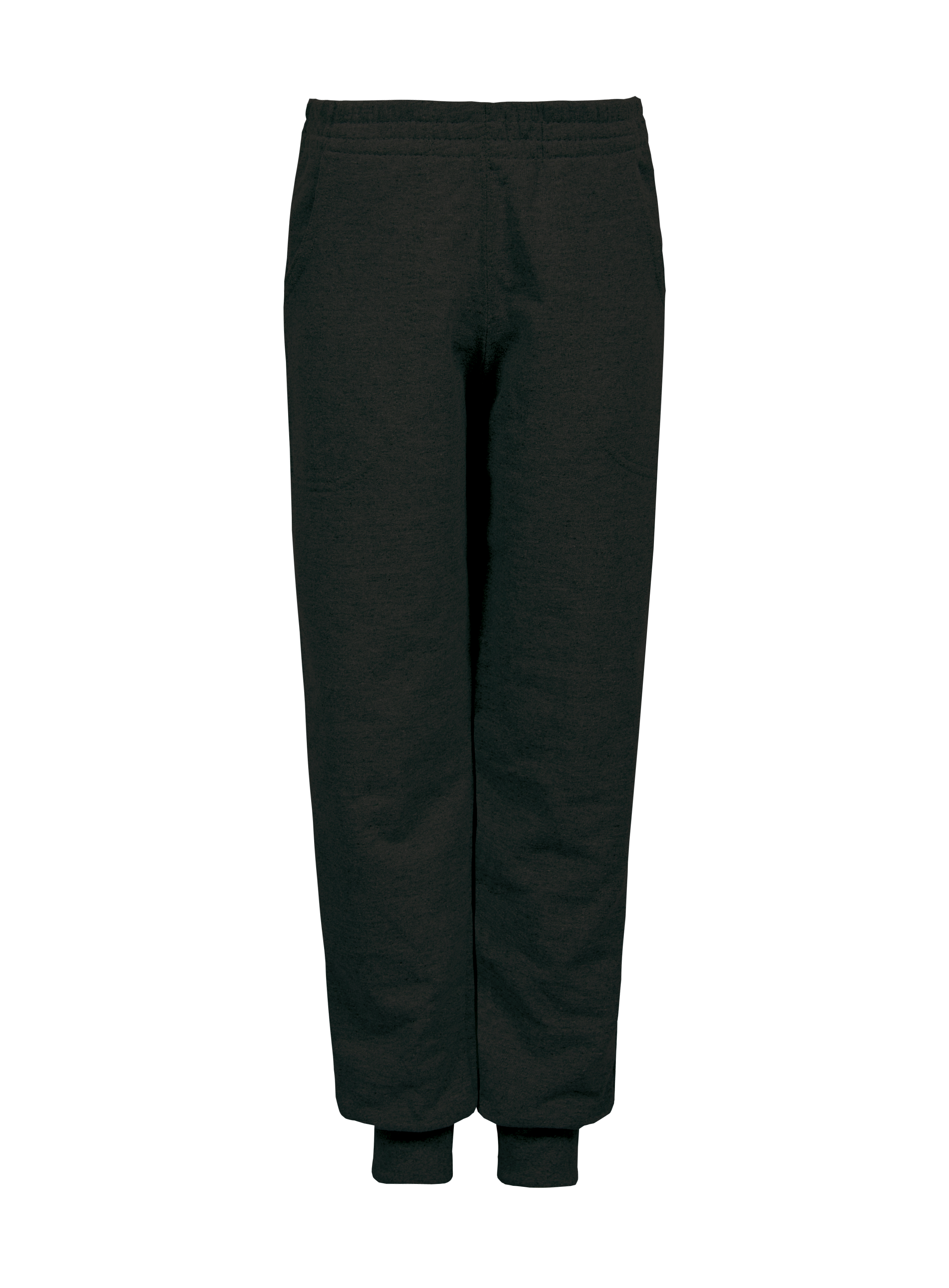 Kinder-Sweatshirthose, 70 % Frottee, 30 % Baumwolle/Polyester, 240 g, Schwarz, Größe XXS (1/2 Jahre) - Schwarz