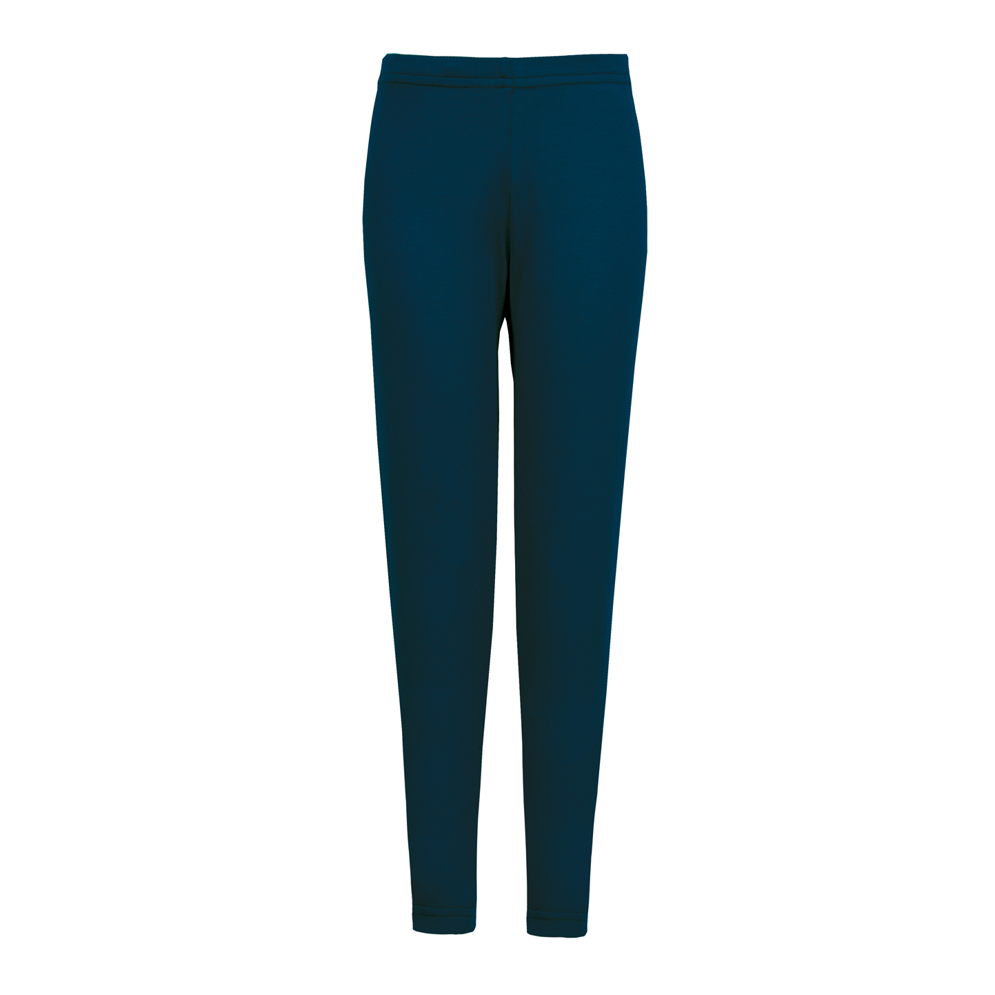 Neue Mädchenleggings, 90 % Baumwolle, 10 % Elastan, 210 g/m², Hellmeliertes Grau, Größe M/L (8–10 Jahre) - Marineblau, Größe XS, 3/4 Jahre