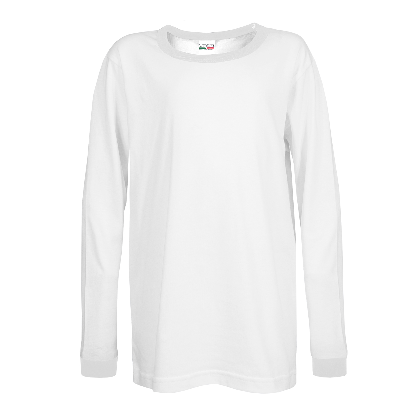 Weiches T-Shirt für Kinder, Größe G/CM/L, 100 % Baumwolle, 140 g/m², Weiß/Weiß, XS - 9999 - Weiß/Weiß XS