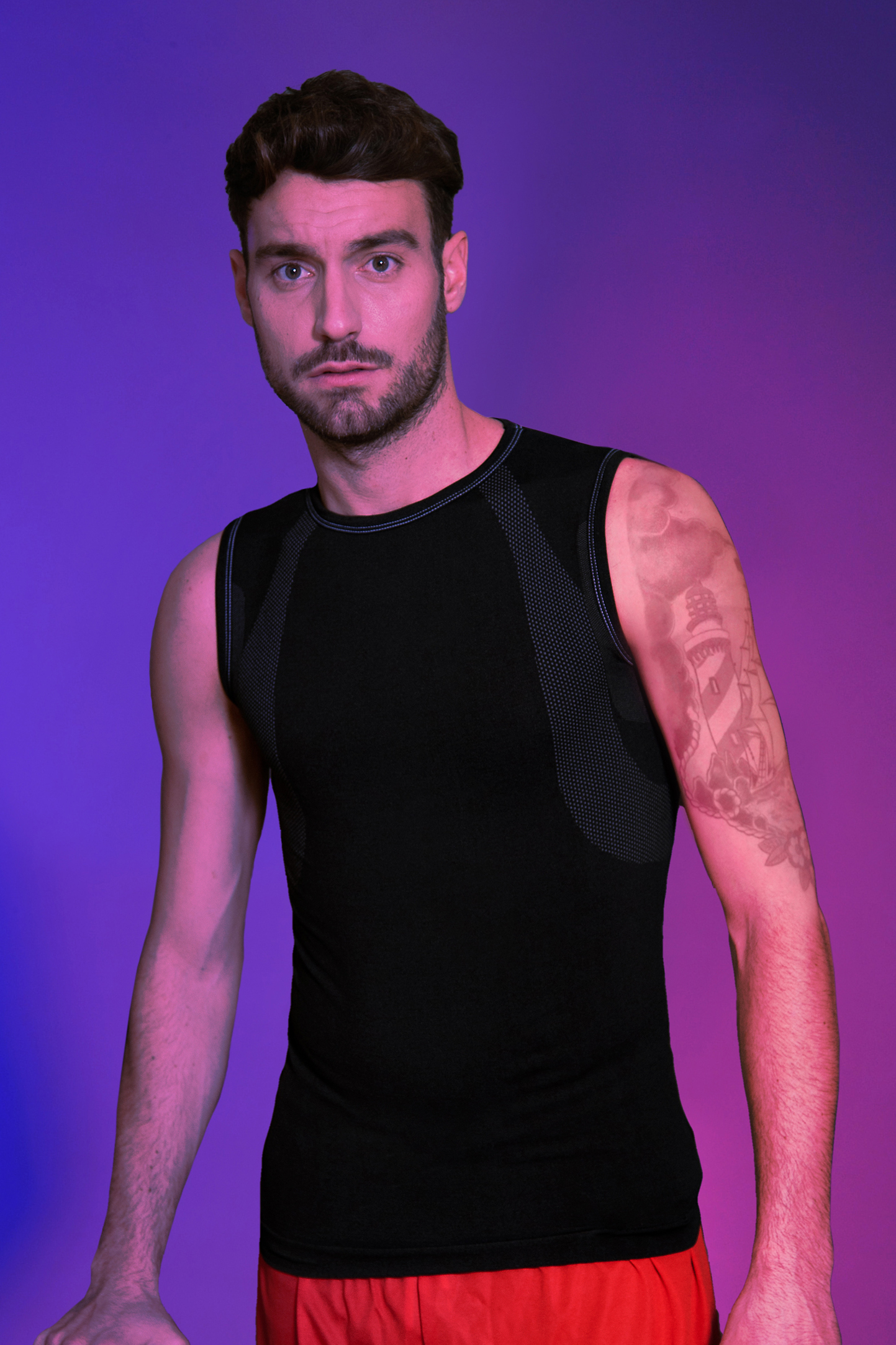 Unisex-Thermo-Trikot G/C 85/5/10% Pol/Pam/El Dark Shadow/Greggio XS/S