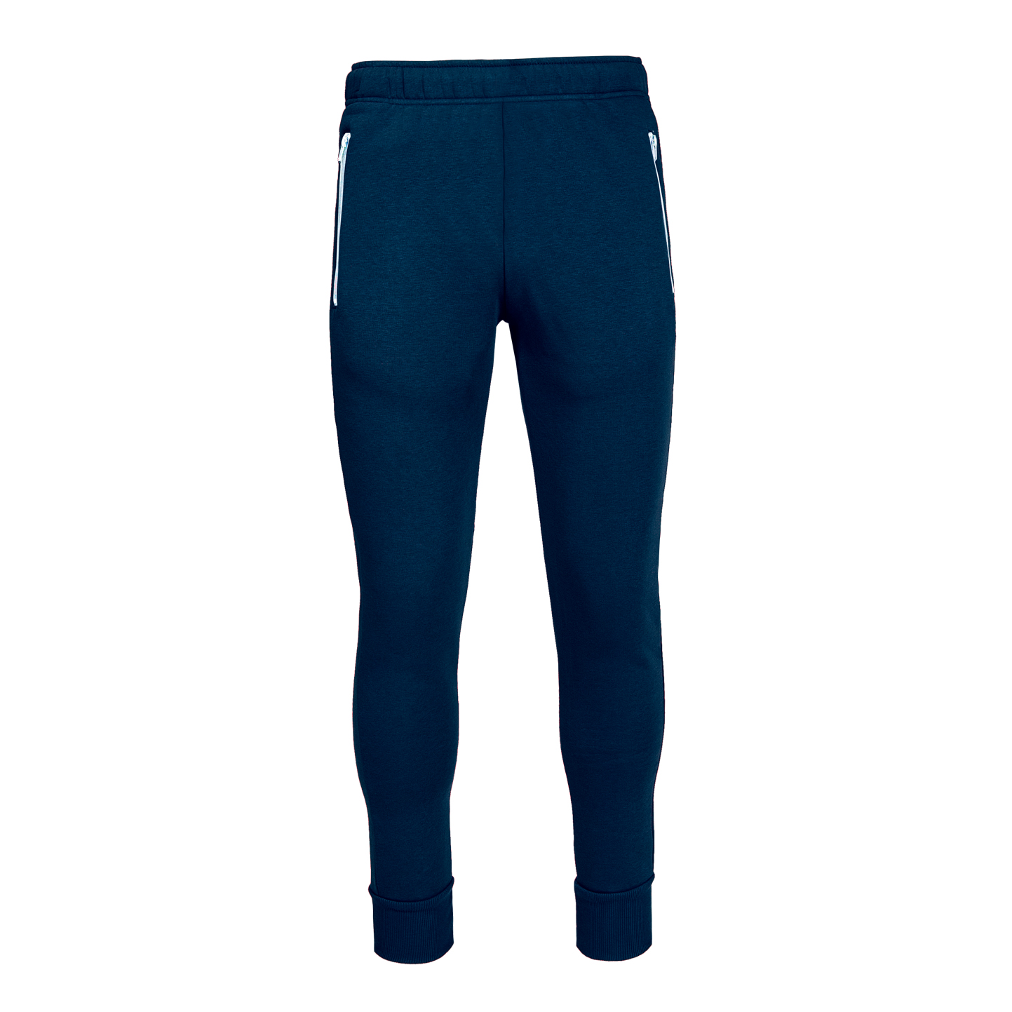 Bequeme, weiche Jogginghose, 75 % Baumwolle, 25 % Polyester, 280 g/m², Schwarz/Schwarz, Größe XS - Blau/Weiß XS