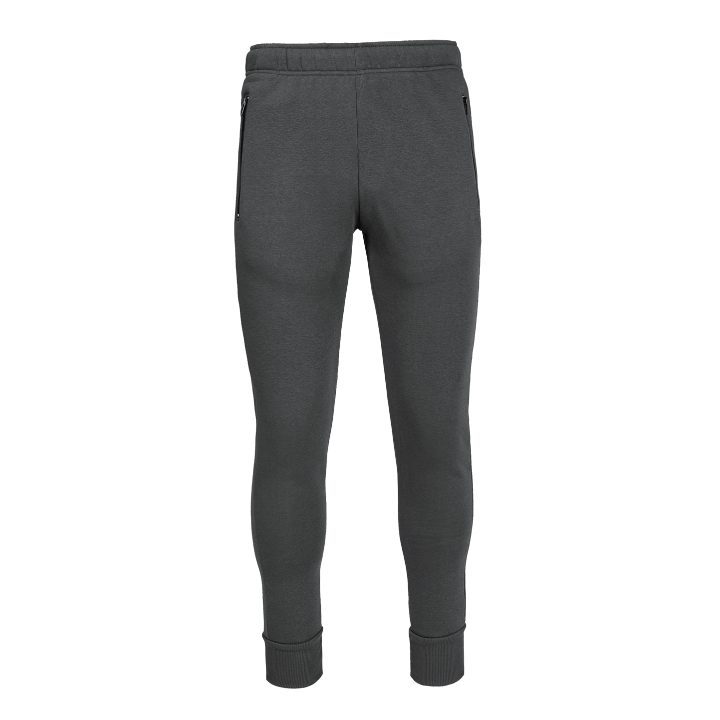 Bequeme, weiche Jogginghose, 75 % Baumwolle, 25 % Polyester, 280 g/m², Schwarz/Schwarz, Größe XS - Blei/Schwarz XS