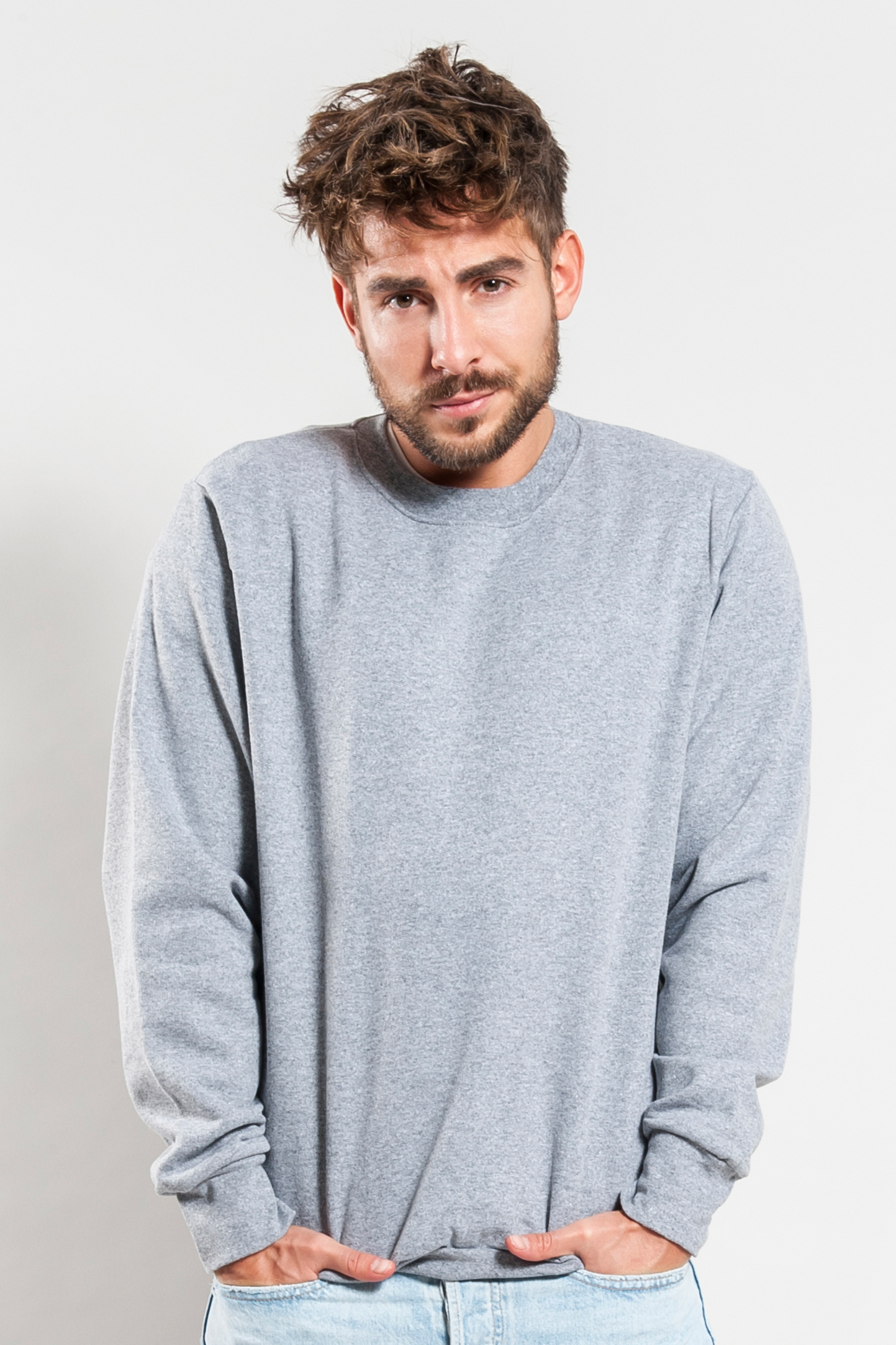 Sweatshirt F/Terry G/C 70/30% Baumwolle/Polsterung 240 g/m² Schwarz S