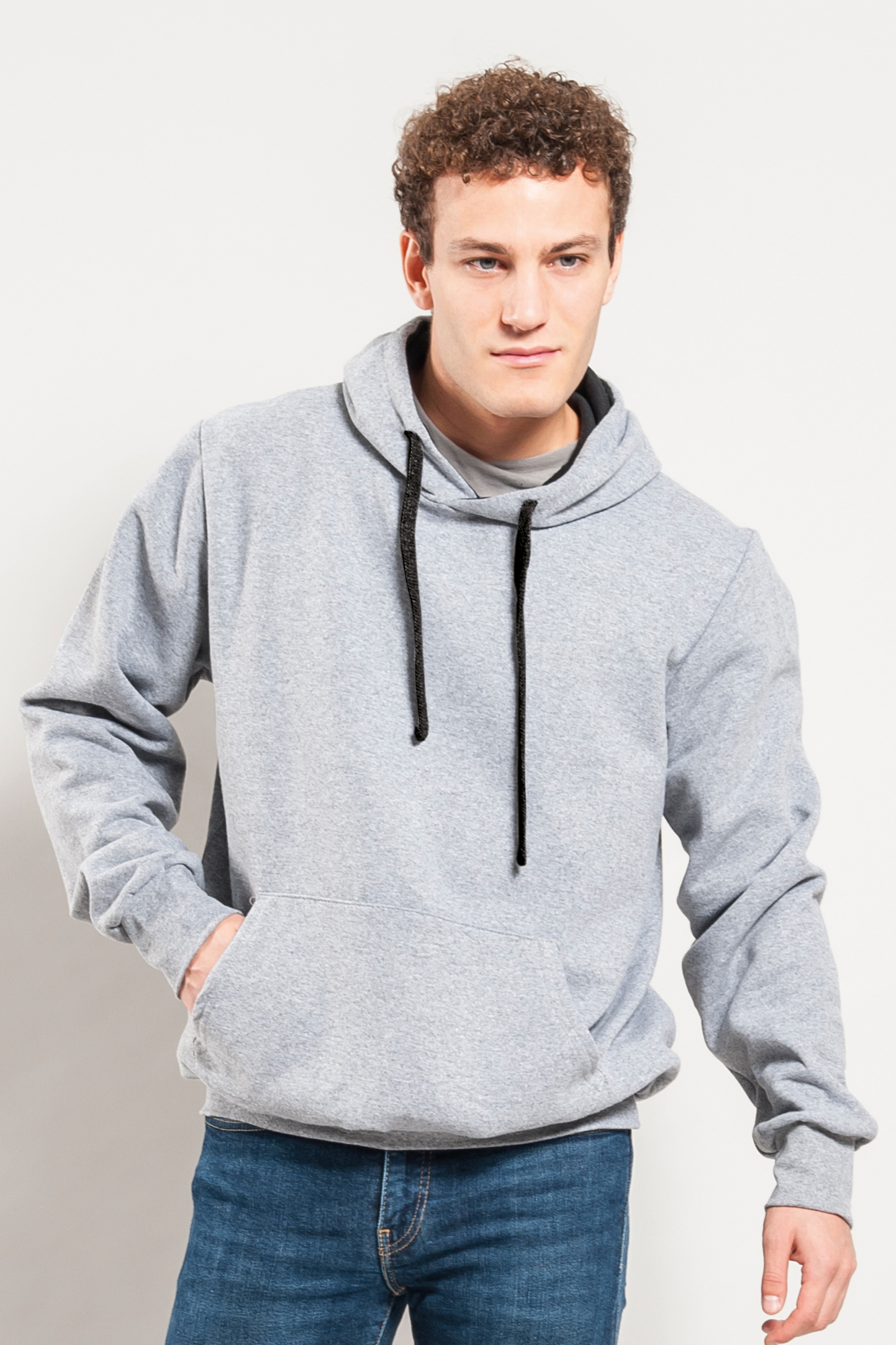 Int.Capp.Contr. Sweatshirt 70/30% Baumwolle/Polyester 280 g/m² Schwarz/Gelb Tech Fluo XS