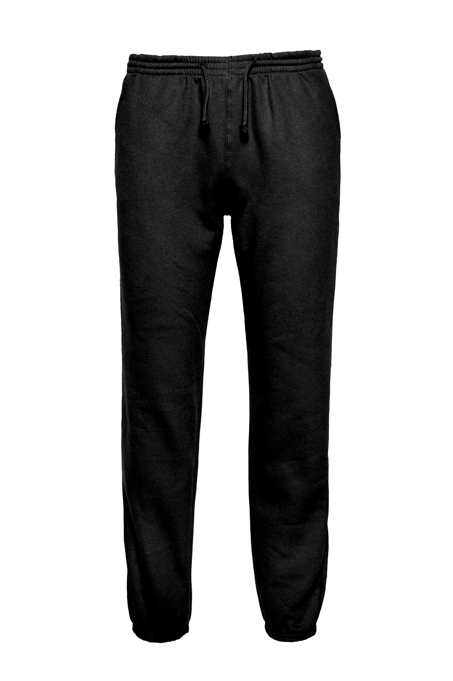 Fleecehose, 70 % Baumwolle, 30 % Polyester, 280 g/m², Schwarz, Größe XXS - Schwarz