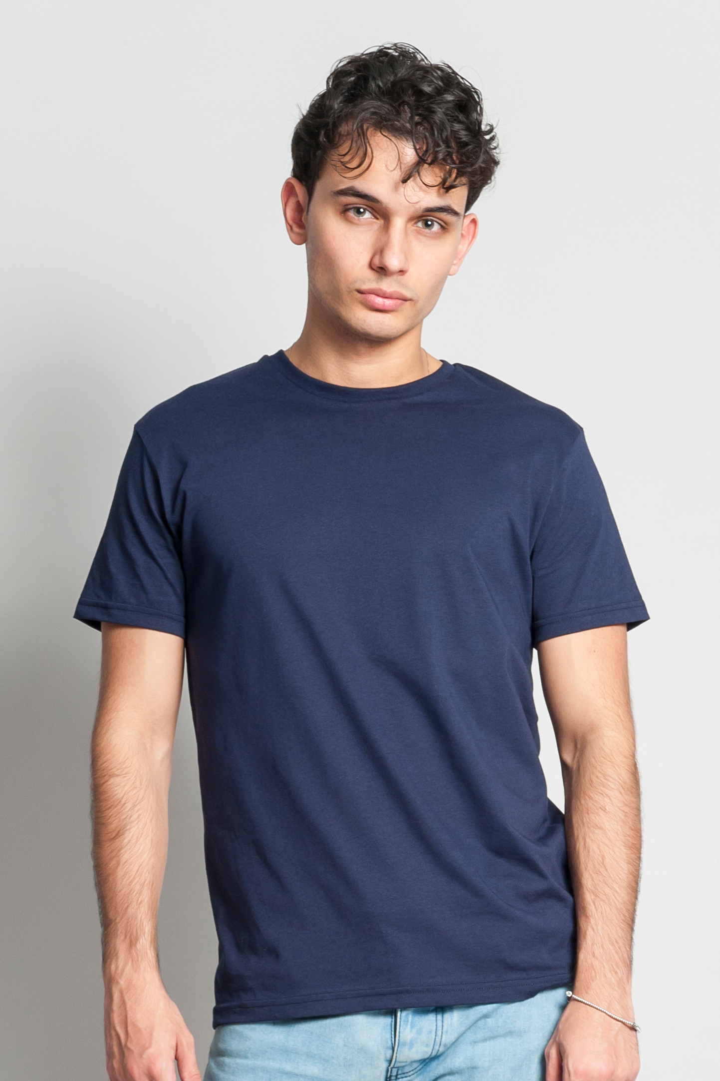 Modischer Pullover, 100 % Baumwolle, 145 g/m², Perlgrau, Größe XS