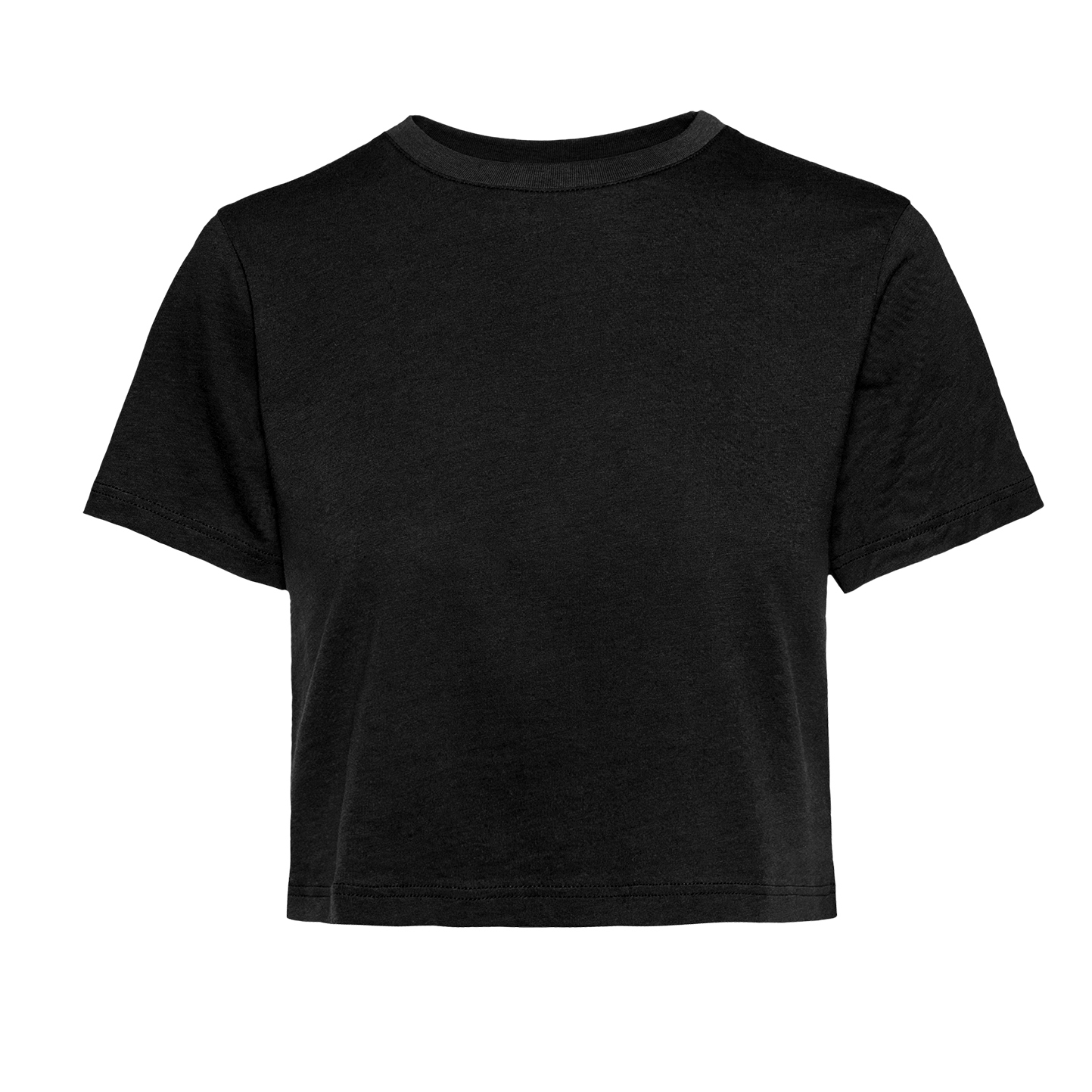 Damen-Kurzarmshirt, 100 % Baumwolle, 140 g/m², Grau meliert, hell, Größe XS - Schwarz