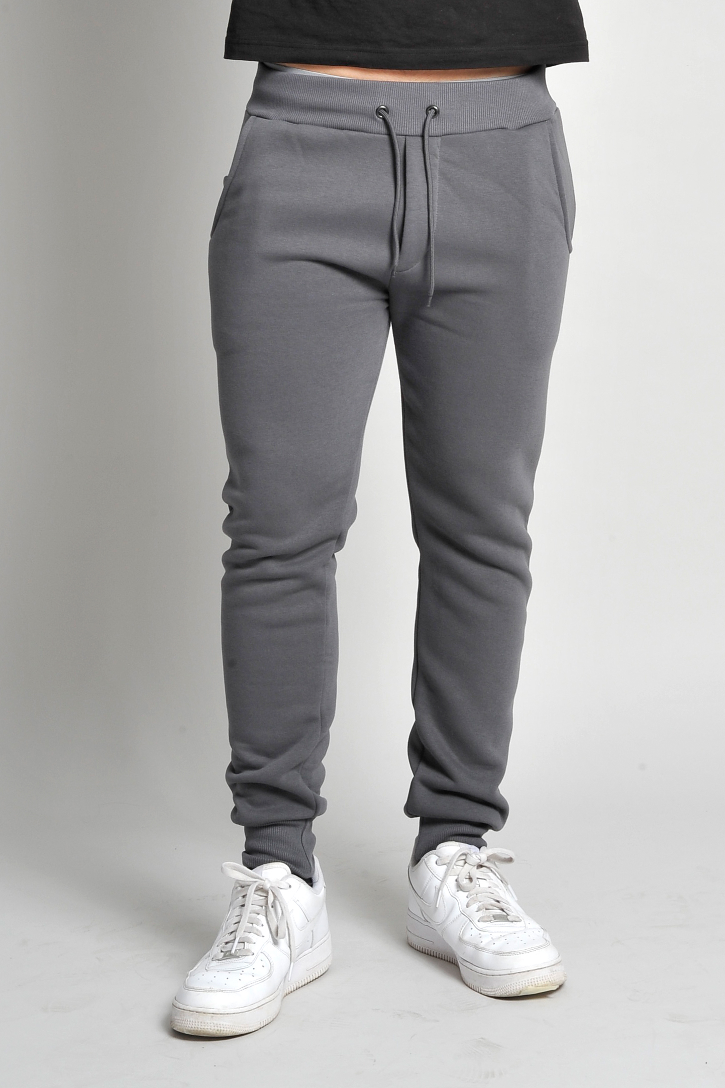 Fleecehose 75/25 % Baumwolle/Polyester 320 g/m² Schwarz Größe S