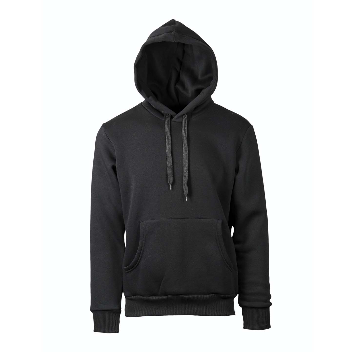 Frottee-Hoodie, 100 % Baumwolle, 320 g/m², Schwarz, Größe XS - Schwarz