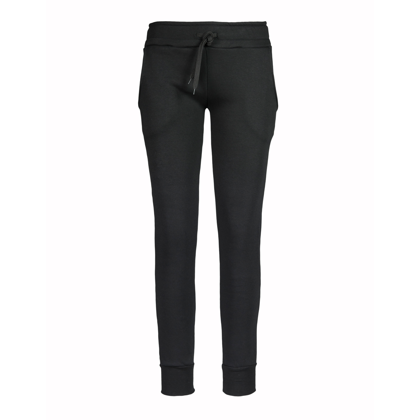 Damen-Fleecehose New Fit, 75 % Baumwolle, 25 % Polyester, 320 g, Schwarz, Größe S - Schwarz