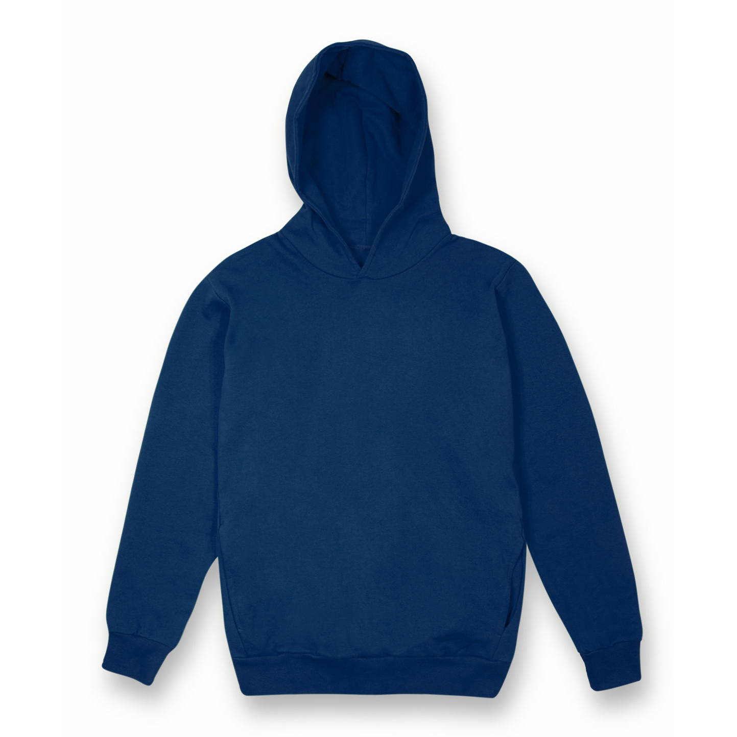 Weiches Kapuzensweatshirt aus 100 % Baumwolle (320 g/m²). Unisex, städtisches Design. Schwarz, Größe XS. - NY - Marineblau, Größe XS, 3/4 Jahre