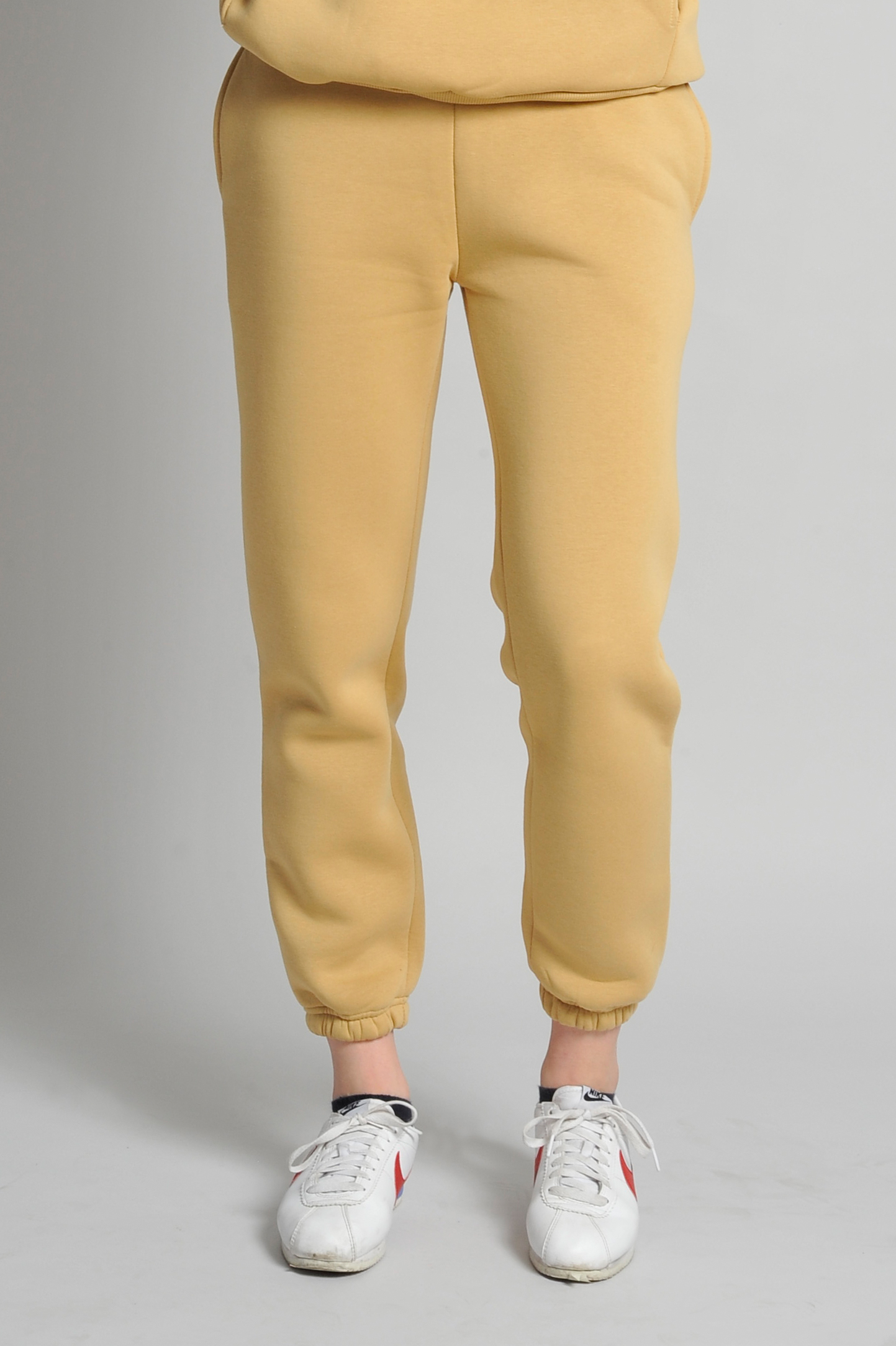 Weiche Fleecehose für den urbanen Bereich, 75 % Baumwolle, 25 % Polyester, 320 g, Schwarz, Größe XS