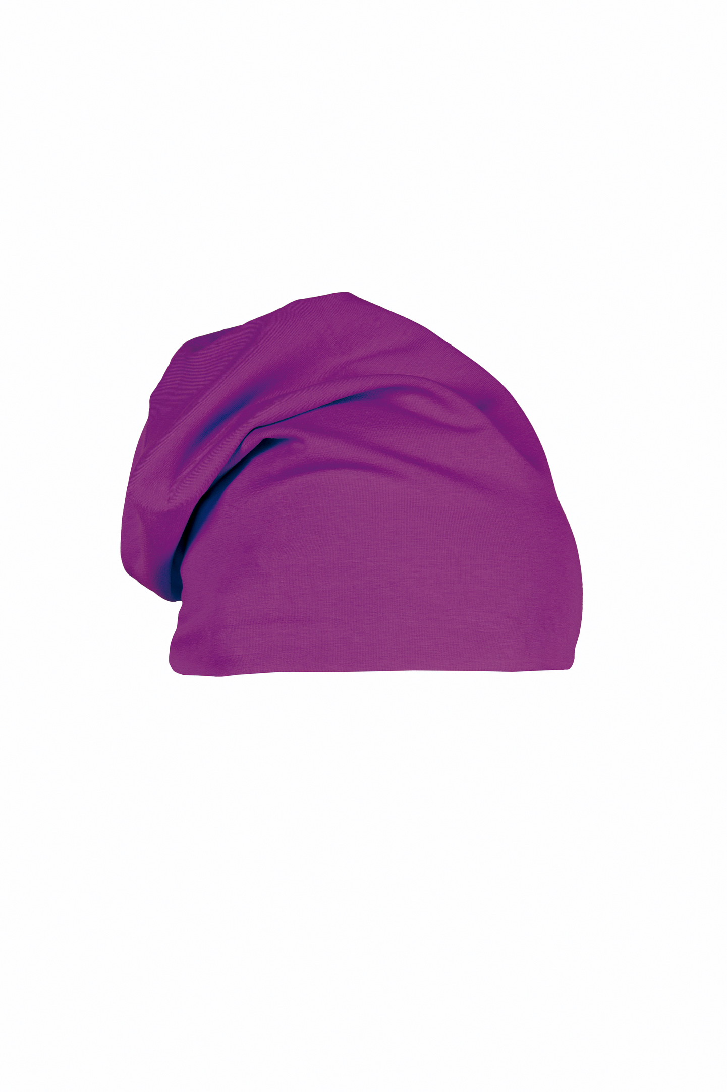 Moda Uni Beanie Cap Tubular 95/5% Cot/Ela 250 gr Grau Melange - OR - Orchidee
