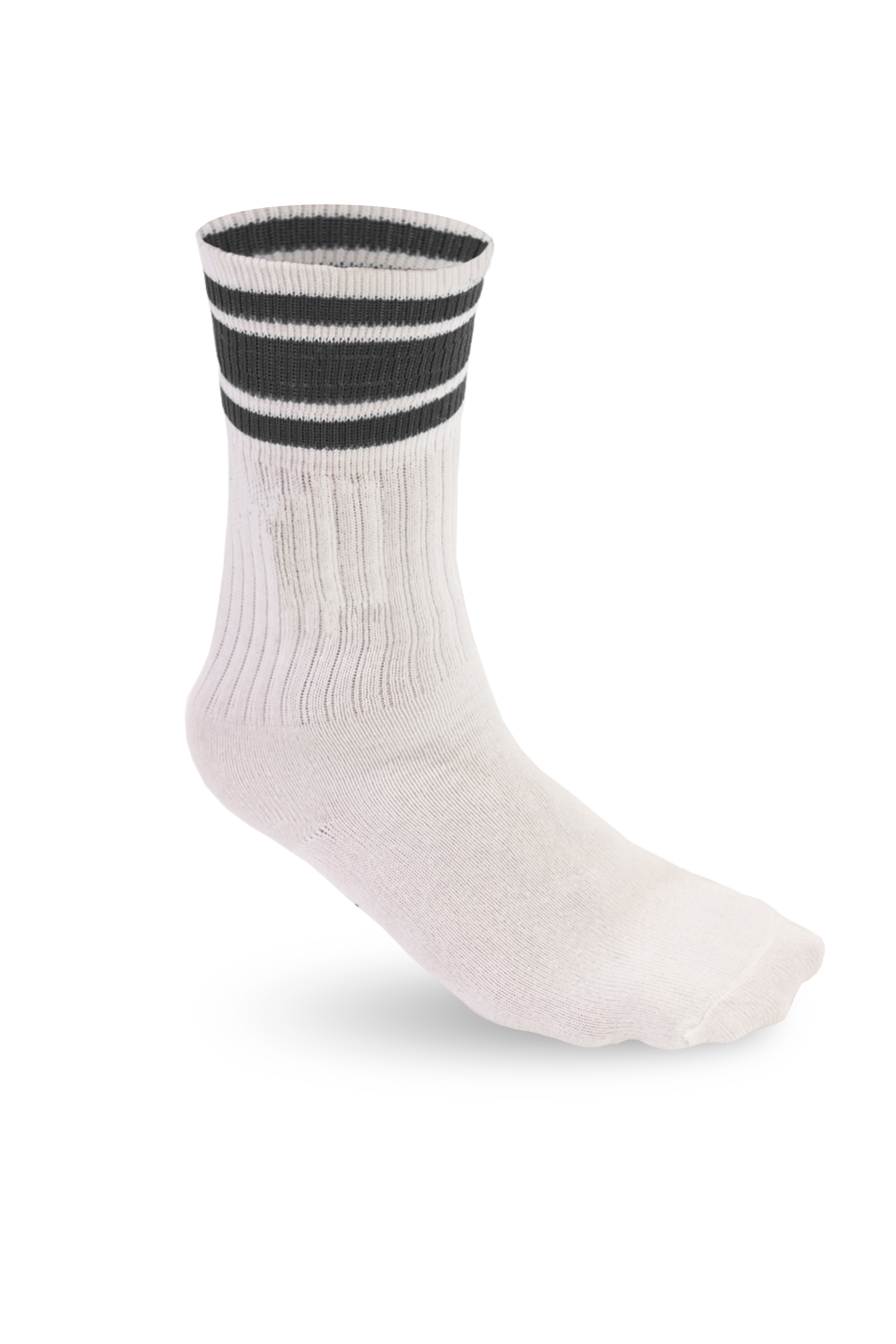 Sportsocken 78/18/4% Cot/Pam/Ela Hellmeliertes Grau Größe 35/38 - 9912 - Schwarz/Weiß Größe 35/38