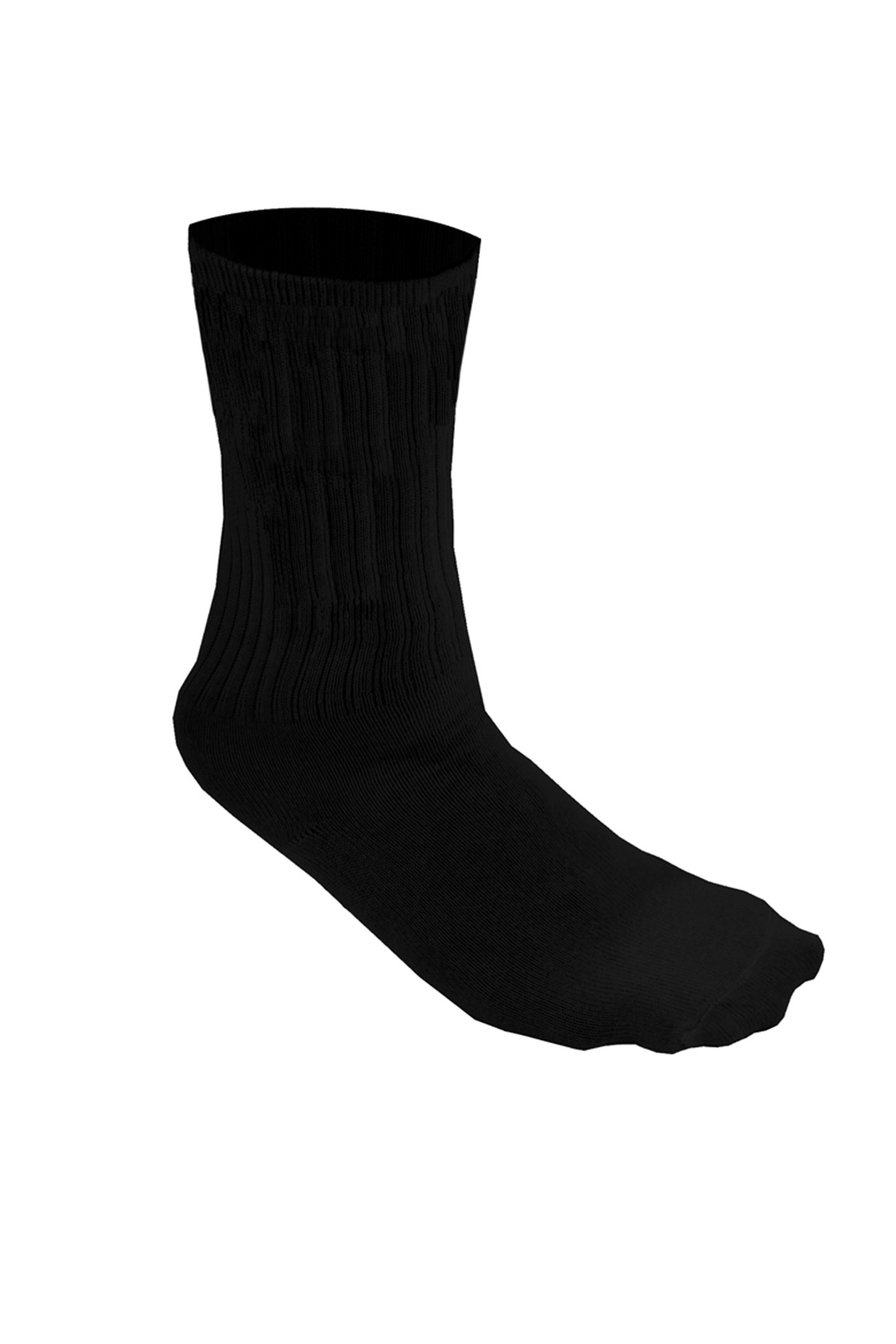 Sportsocken 78/18/4% Cot/Pam/Ela Hellmeliertes Grau Größe 35/38 - 12 - Schwarz