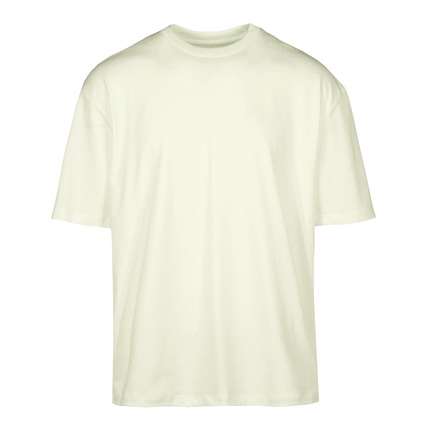 Tee Max Unisex Oversize-T-Shirt - 38 - Creme XS NEU