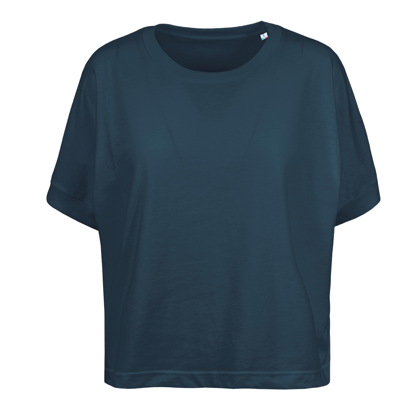 Damen Oversize-T-Shirt - NY - Marineblau, Größe XS, 3/4 Jahre