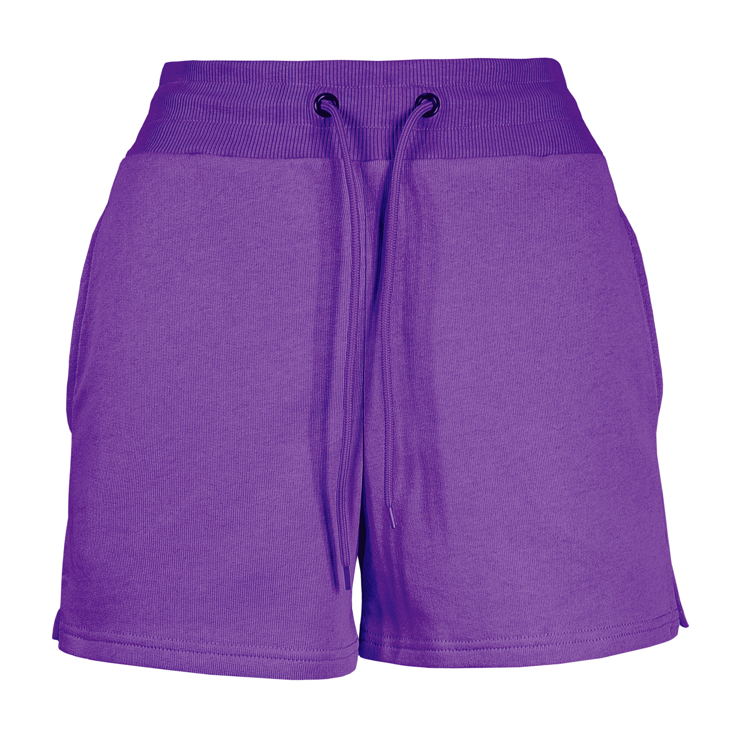 Bermuda Miky Damen French Terry - VI - Lila XS