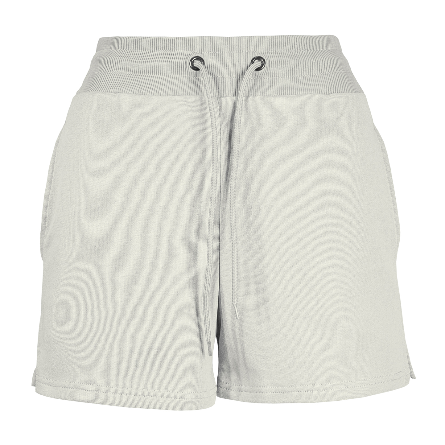 Bermuda Miky Damen French Terry - 98 - Cremeweiß S