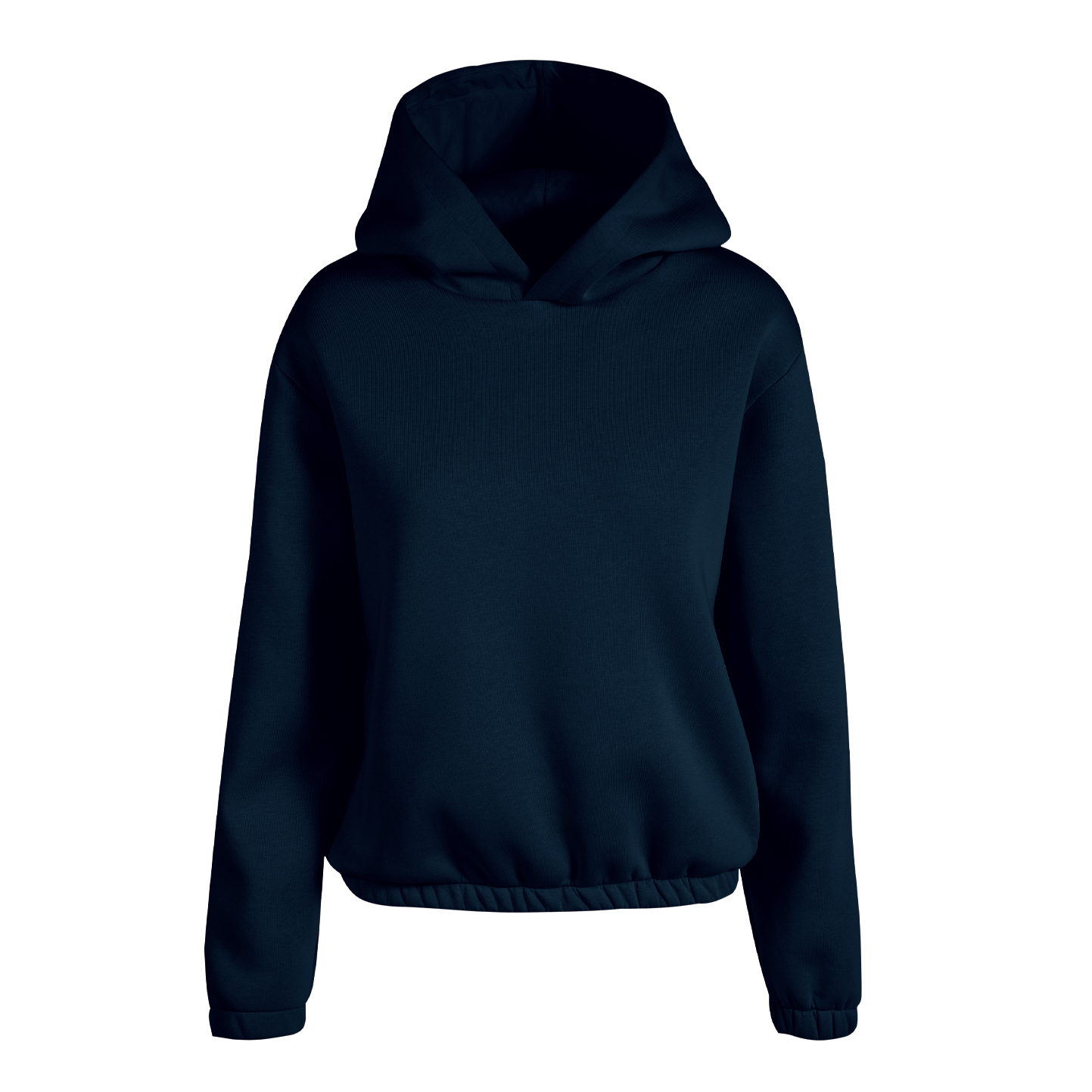 Damen Boxy-Hoodie - NY - Marineblau, Größe XS, 3/4 Jahre
