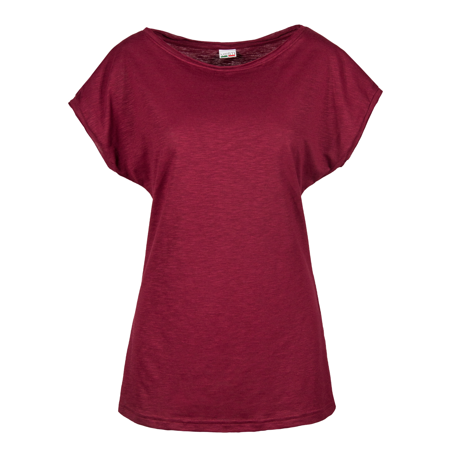 Damen-Slub-Pullover, Größe M/CT/V, 100 % Baumwolle, 145 g/m², Anthrazit, XS - BX - Bordeaux S