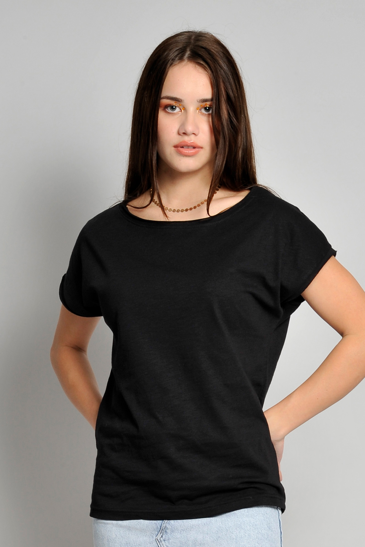 Flammpullover für Damen, Größe M/CT/V, 100 % Baumwolle, 145 g/m², Anthrazit, XS