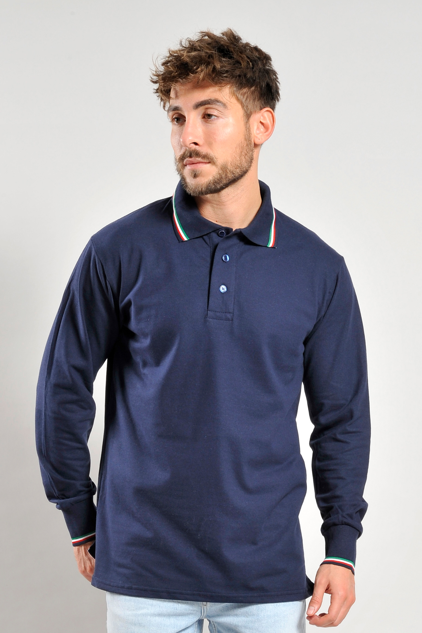 Polo Piqué S/L 50/50% Baumwolle/Baumwolle, 180 g/m², Schwarz, ECO XS