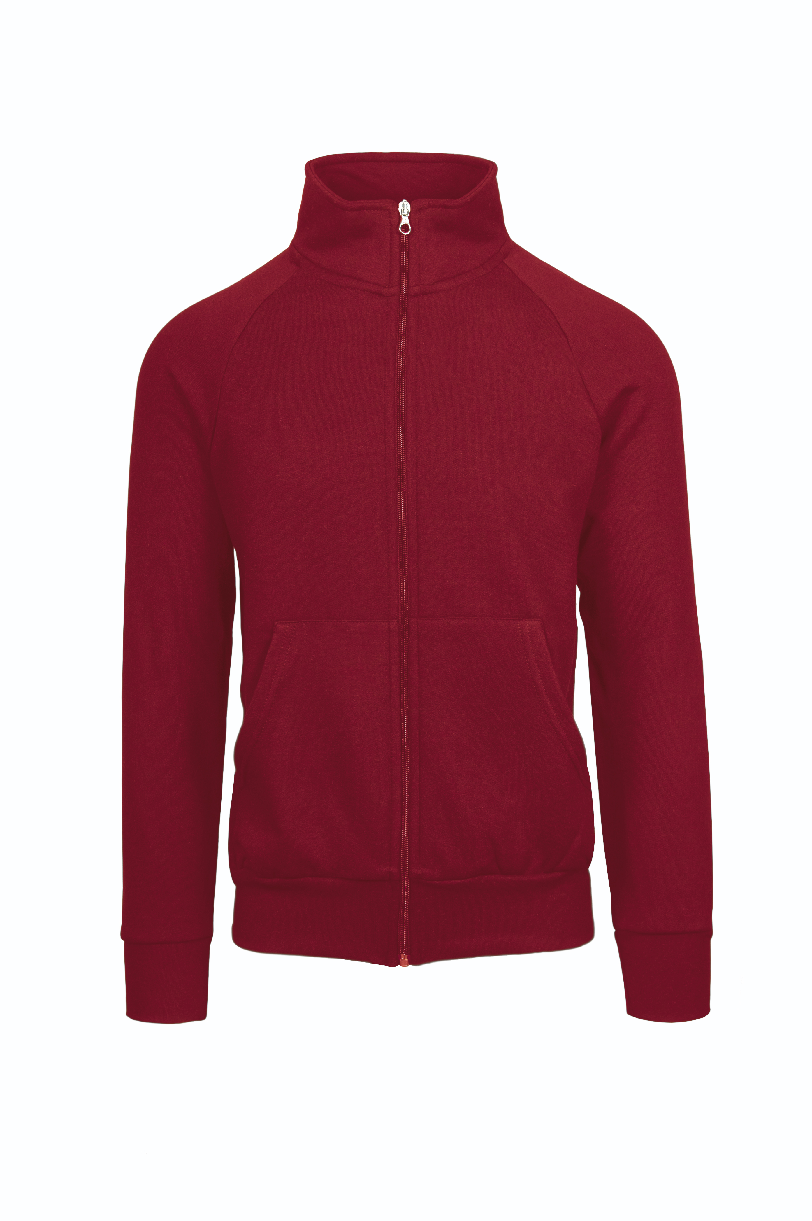 Sweatshirtjacke mit Reißverschluss, Frottee (70 % Baumwolle, 30 % Polyester), 240 g/m², Schwarz, Größe XS - 28 - Red Sport XXS 1/2 Jahre