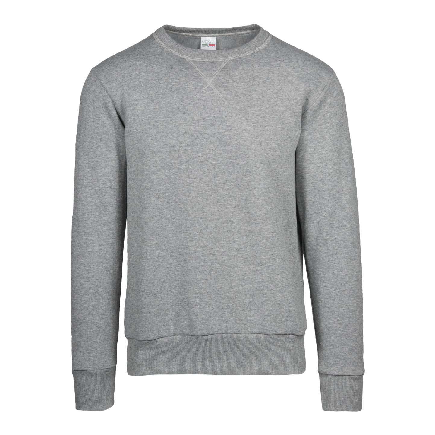 Sweatshirt, Material: 75 % Baumwolle, 25 % Polyester, 320 g/m², Schwarz, Größe XS - MC - Light Melange S