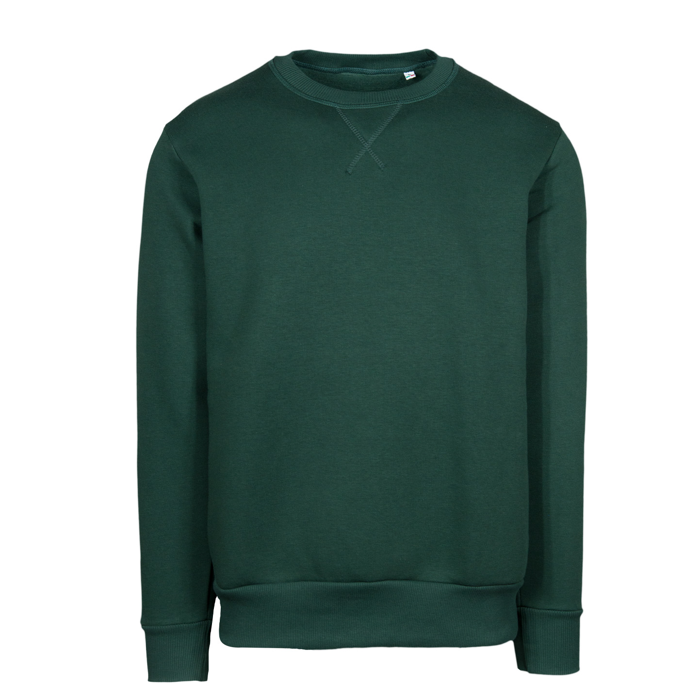 Sweatshirt, Material: 75 % Baumwolle, 25 % Polyester, 320 g/m², Schwarz, Größe XS - VT - Waldgrün XS
