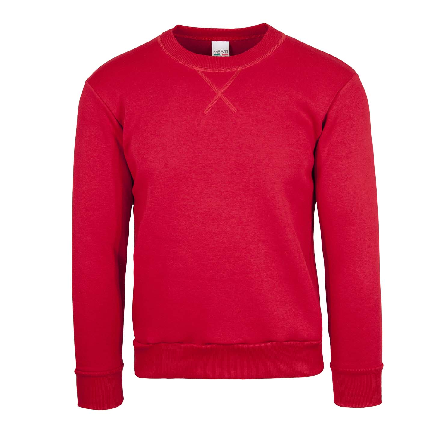 Sweatshirt, Material: 75 % Baumwolle, 25 % Polyester, 320 g/m², Schwarz, Größe XS - RO - Rot XS