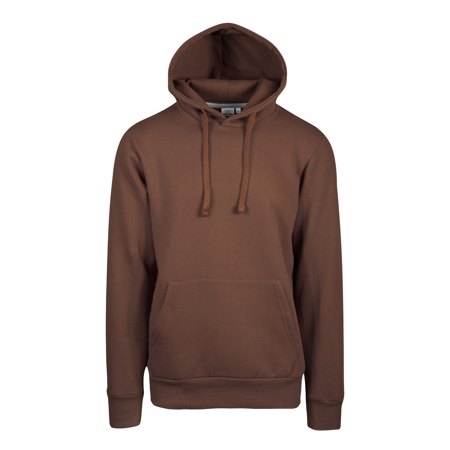 Unisex-Kapuzenpullover, 70 % Baumwolle, 30 % Polyester, 280 g/m², Schwarz, Größe XS - Braun XS