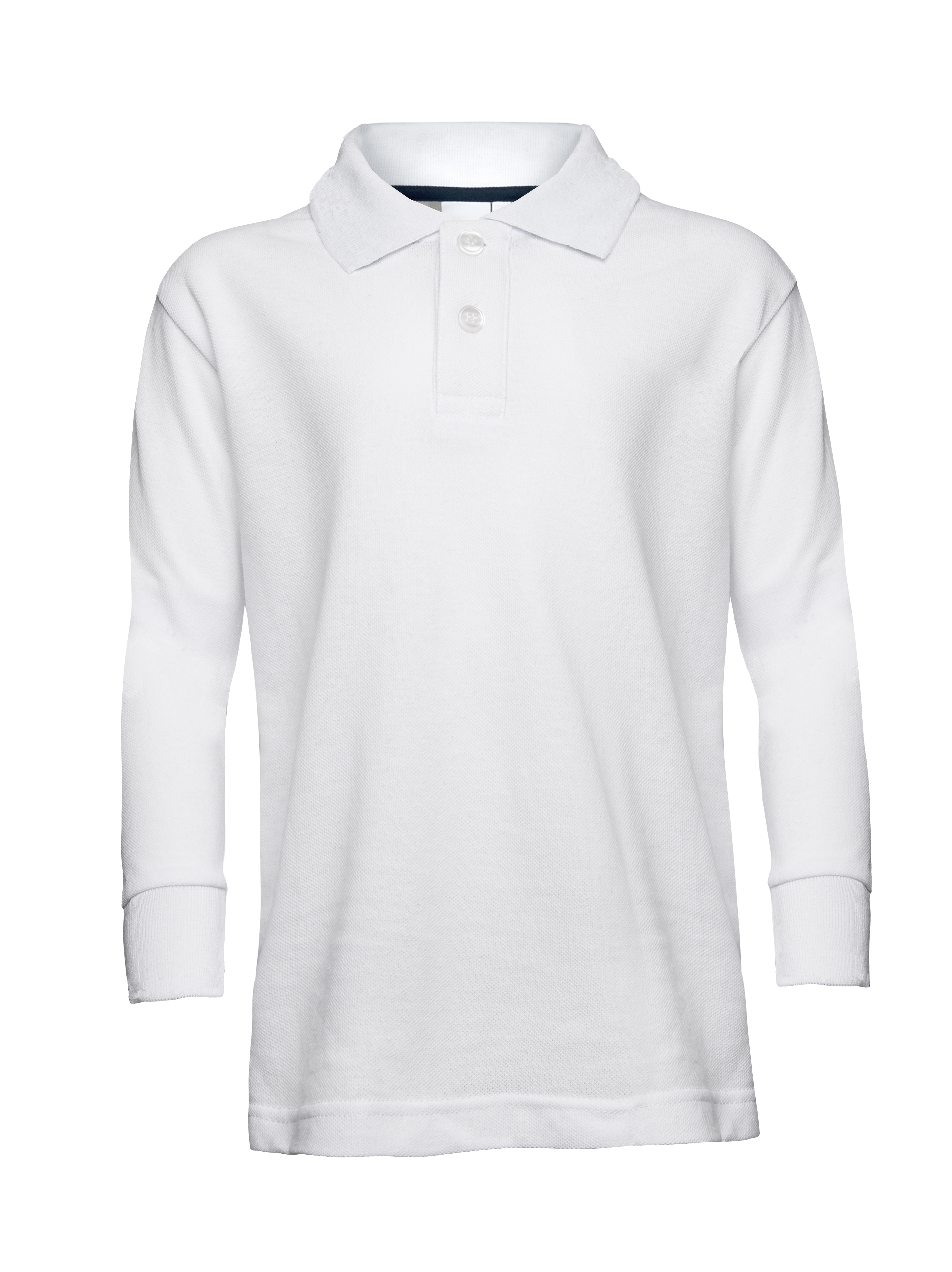 Polo Trim Piquè Kind M/L 100 % Kinderbett 180 gr/m2 Blau XS - Weiß XS