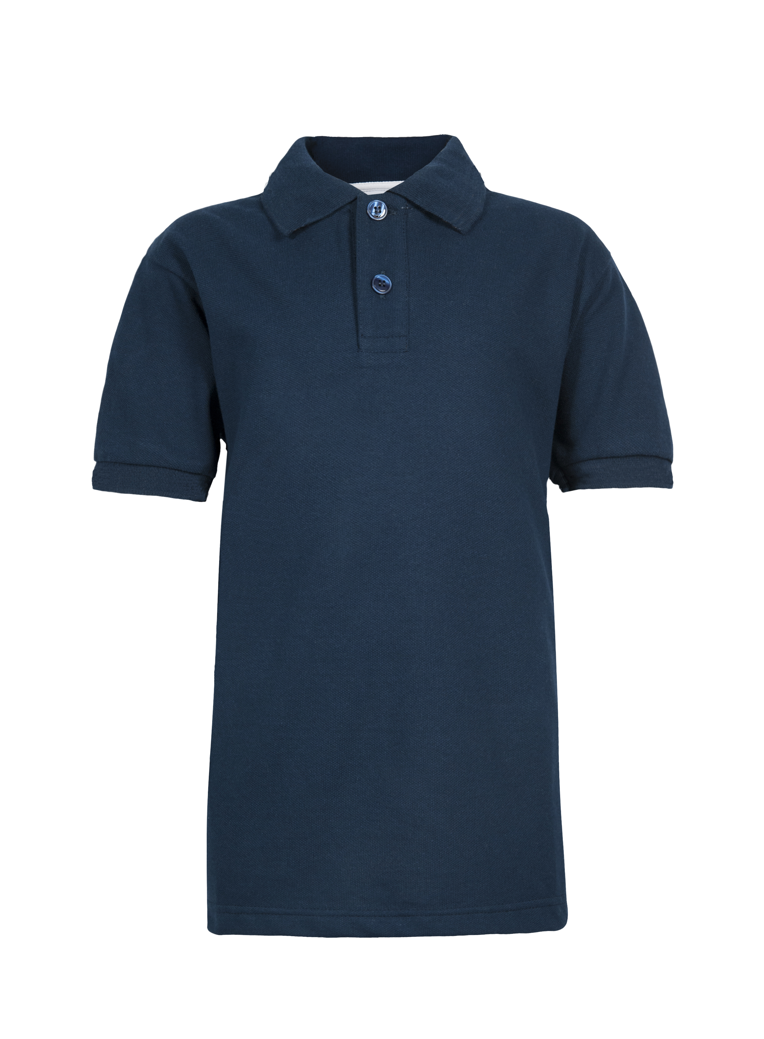 Polo Trim Piqué Kinder Kurzarmshirt, 100 % Baumwolle, 180 g/m², Blau, Größe XS - 18 - Blau